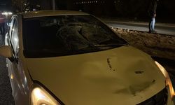Otomobilin çarptığı yaya yaralandı, sürücü gözyaşlarına boğuldu