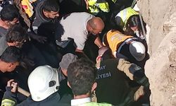 Şantiyede göçük altında kalan işçi yaralandı