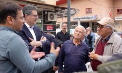 Sındırgı'da 6.1'lik depremde yıkılan ve hasar gören binalar havadan görüntülendi (8)