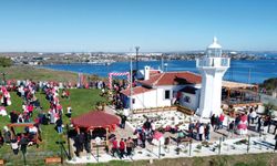 Tekirdağ'da restore edilen 168 yıllık deniz feneri törenle açıldı