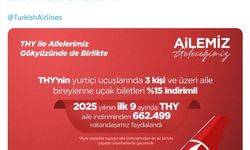 THY'nin 'Aile Yılı' indiriminden 662 bin 499 kişi faydalandı