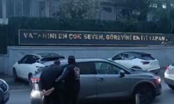 Tire'de iş yerine silahlı saldırı kamerada