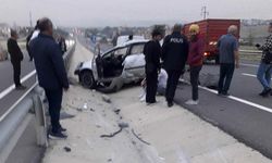 Yola çıkan köpek kazaya neden oldu: 2 yaralı
