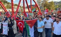 Zonguldak'ta kadınlar Filistin için yürüdü