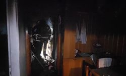 2'nci kattaki ev, yangında zarar gördü