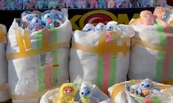 Adana'da 2 milyon lira değerinde gümrük kaçağı pelüş oyuncak ele geçirildi