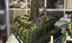 Atakule'yi dioramayla canlandırıp iklim değişikliğine dikkat çekti