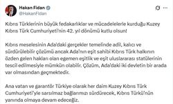 Bakan Fidan: Ada'da çözüm iki devletin bir arada var olmasından geçmektedir