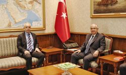 Bakan Güler, KKTC Büyükelçisi Korukoğlu'nu kabul etti