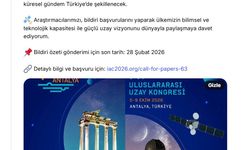 Bakan Kacır'dan araştırmacılara 'Uzay Kongresi' daveti