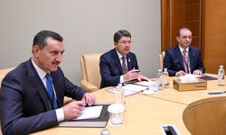 Bakan Tunç, Macaristanlı mevkidaşı Tuzson ile bir araya geldi