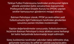Batman Petrolspor: Futbolcularımız, imza attıktan sonra herhangi bir bahis faaliyetinde bulunmadı