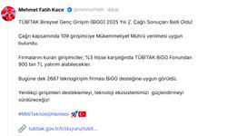 BiGG 2025 yılı 2'nci Çağrı sonuçları açıklandı