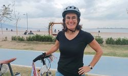 Bisikletle dünya turuna çıkan Fransız aile, İzmir'e ulaştı