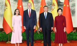 Çin Devlet Başkanı Şi Jinping, İspanya Kralı 6'ncı Felipe ile görüştü
