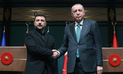 Cumhurbaşkanı Erdoğan, Zelenskiy'i resmi törenle karşıladı (2)