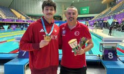 Denizlili yüzücü Ahmet'ten Riyad'da tarihi başarı