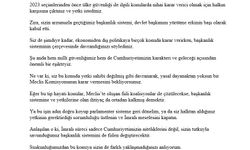 Dervişoğlu'ndan Cumhurbaşkanı Erdoğan'a 'İmralı' mektubu