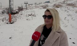 Erzurum'da kent merkezinde sağanak, yüksek kesimlerde kar