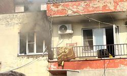 Ev yangınında ölen Makbule, son yolculuğuna uğurlandı