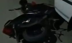 Hafif ticari araç ile çarpışan motosikletin sürücüsü yaralandı