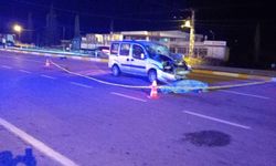 Hafif ticari aracın çarptığı yaya, öldü