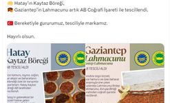 Hatay kaytaz böreği ve Gaziantep lahmacunu, AB tescili aldı