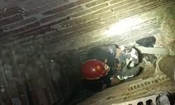 Havalandırma boşluğuna düşen yavru kediyi itfaiye ekipleri kurtardı