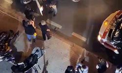 İstanbul - Beylikdüzü'nde hızla ilerleyen motosiklet sürücüsü otomobile çarpıp yere savruldu