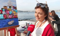 İstanbul- Kız Kulesinde 'Tuval İstanbul' etkinliği düzenlendi