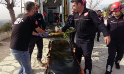 Kaleye çıkarken ayağı kırılan Ezgi, sedyeyle 1 kilometre taşındı