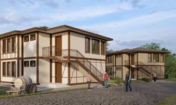 Karabük'teki yangında köyünü terk etmek istememişti; Bakan Kurum ile birlikte temel attı