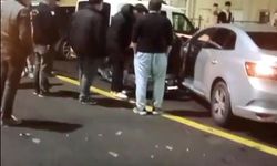 Kaza yapan oğluna kızan babayı çevredekiler sakinleştirdi