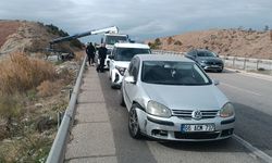 Kırıkkale'de iki otomobil çarpıştı; 7 yaralı