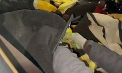 Koltuğun içine gizlenmiş 8,5 kilo metamfetamini 'Magnum' buldu / Video eklendi