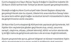 Kore Cumhurbaşkanı Jae-myung, Türkiye'ye gelecek
