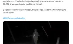 MSB: Van hudut hattında 68 kilo uyuşturucu ele geçirdi