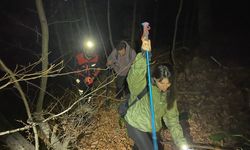 Ormanlık alanda mahsur kalan 2 kişi kurtarıldı