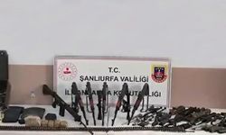 Şanlıurfa'da silah ve mühimmat ele geçirildi: 2 gözaltı