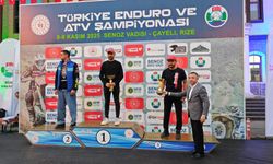 Senoz Vadisi'ndeki Türkiye Enduro ve ATV Şampiyonası tamamlandı
