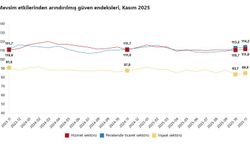 TÜİK: Güven endeksi kasımda tüm sektörlerde arttı