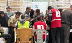 Türk Kızılay'ın İyilik Gemisi yardımları Gazze'de