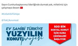 500 bin sosyal konut için ilk kuralar bugün çekilecek