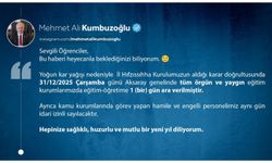 Aksaray ve Karaman'da eğitime kar engeli