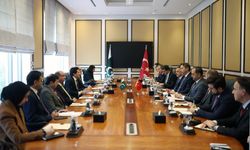 Bakan Bayraktar, Pakistan Petrol Bakanı Malik ile bir araya geldi