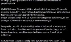 Bakan Ersoy, ebru sanatçısı Orak ile görüştü