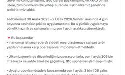 Bakan Yerlikaya: Yılbaşı için 325 bin 267 personel görevlendirildi