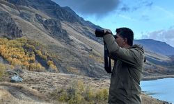 Bitlis'te gökyüzünde karga yoğunluğu kamerada