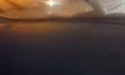 Bolu Dağı Tüneli çıkışında 6 aracın karıştığı zincirleme kaza kamerada