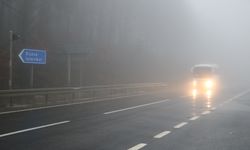 Bolu Dağı'nda yağmur ve sis etkili oldu